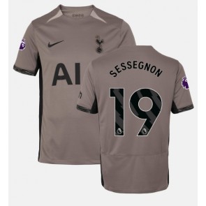 Tottenham Hotspur Ryan Sessegnon #19 Tredje trøje 2023-24 Kort ærmer